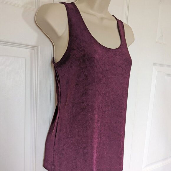 VTG Chico's Travelers Tank Top, 1990s Made Mexico, 34" bust, Sweet Shiraz color - Picture 10 of 12
